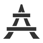 Eiffel Holiday Tourism SVG Icon